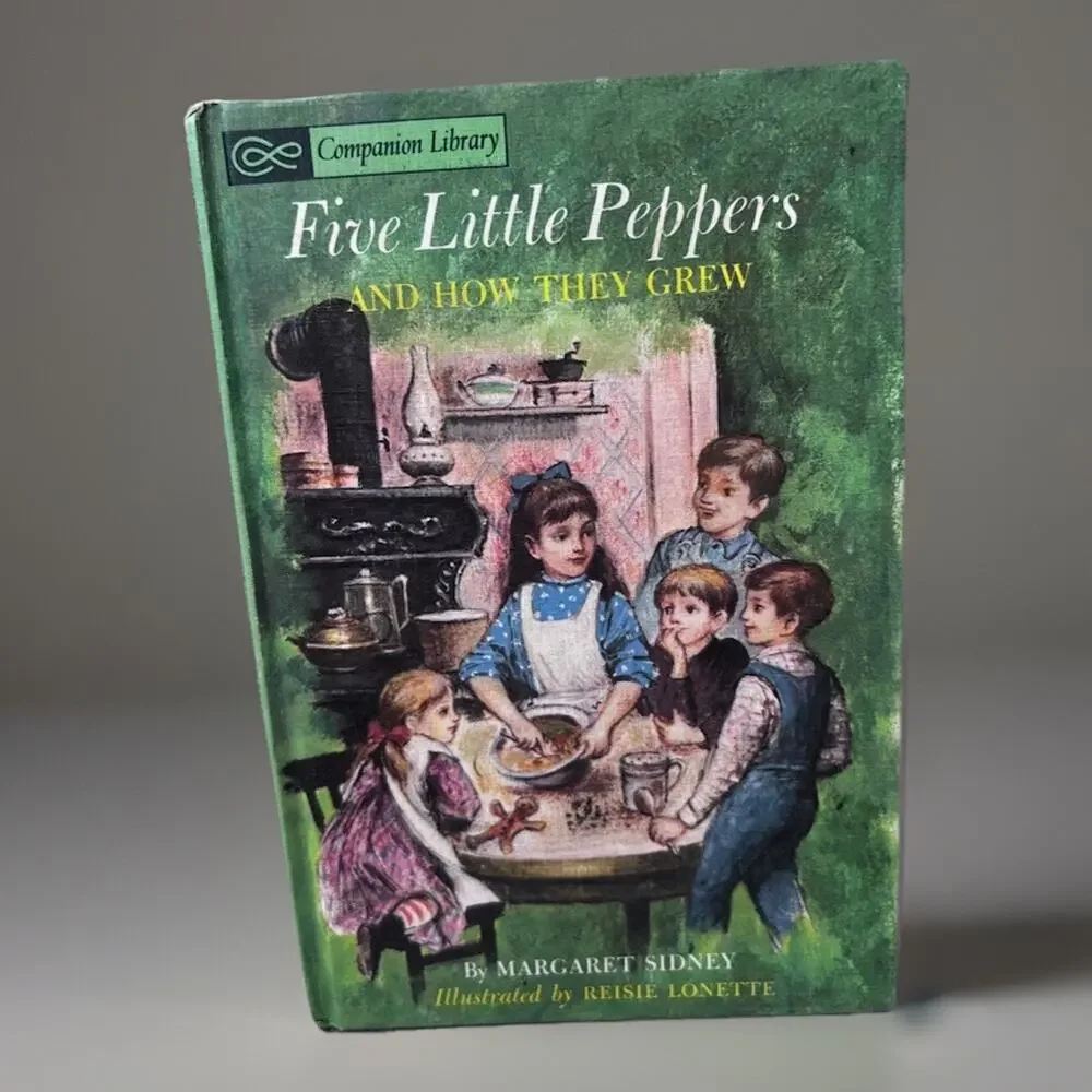 Vtg The Five Little Peppers and How They Grew hardcover book Margaret Sidney
